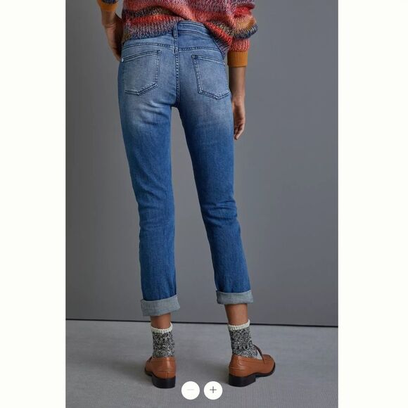 Anthropologie Pilcro High-Rise Slim Boyfriend Jeans - Picture 4 of 6